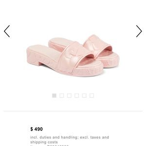 Valentino Garavani pink rose platform sandals